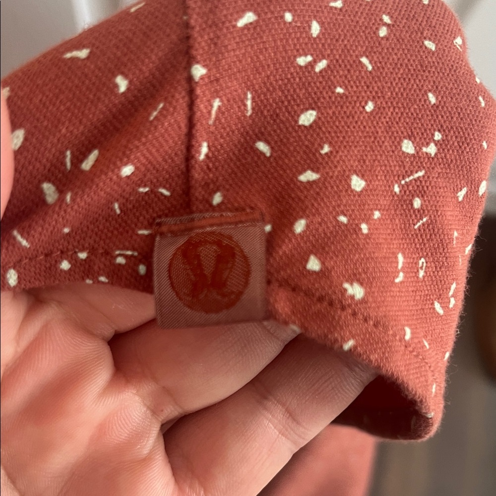 lululemon athletica Rust Patterned Button Down Shirt - Picture 3 of 3